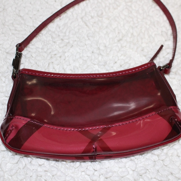 burberry clear bag